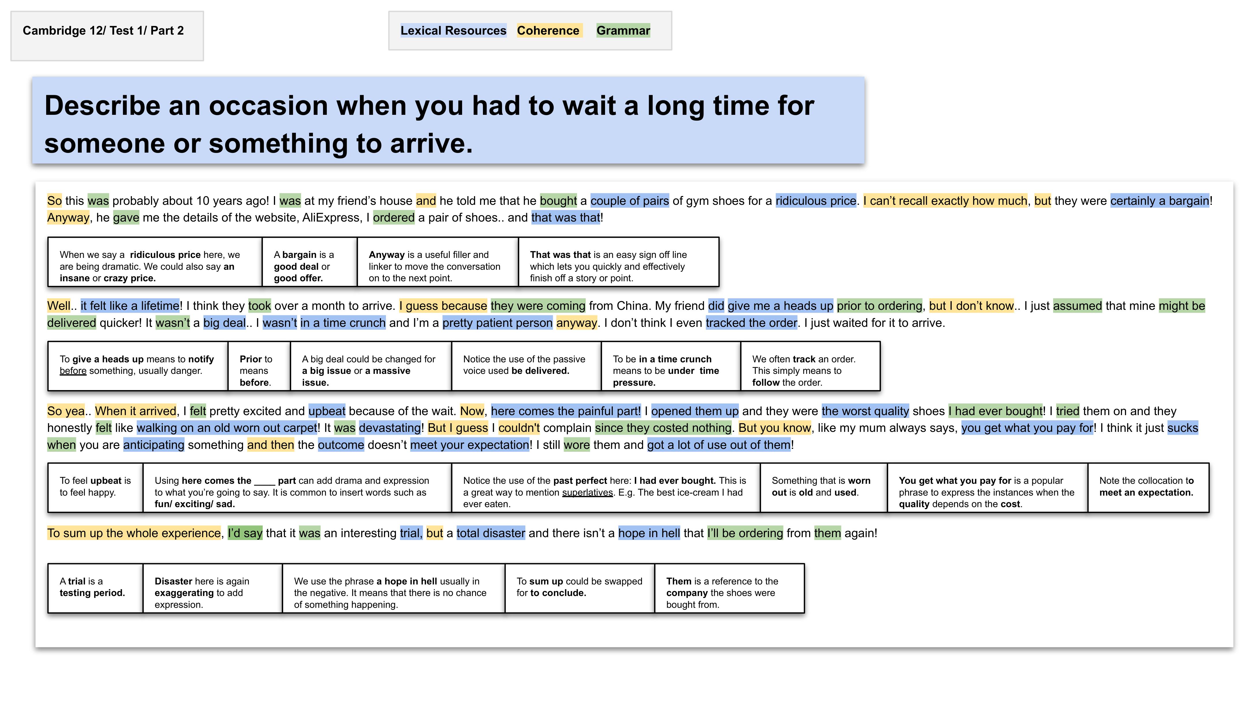 Part 2 Answer Analysis